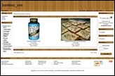 Screenshot eines Demoshops mit dem Standardtemplate bamboo_one