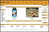 Screenshot eines Demoshops mit dem Standardtemplate bamboo_two