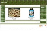 Screenshot eines Demoshops mit dem Standardtemplate gras_one
