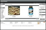 Screenshot eines Demoshops mit dem Standardtemplate gray2black