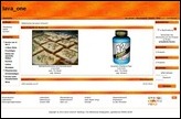 Screenshot eines Demoshops mit dem Standardtemplate lava_one
