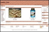 Screenshot eines Demoshops mit dem Standardtemplate leather_four