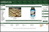 Screenshot eines Demoshops mit dem Standardtemplate mainboard_one