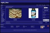 Screenshot eines Demoshops mit dem Standardtemplate night_blue