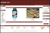 Screenshot eines Demoshops mit dem Standardtemplate scottish_two